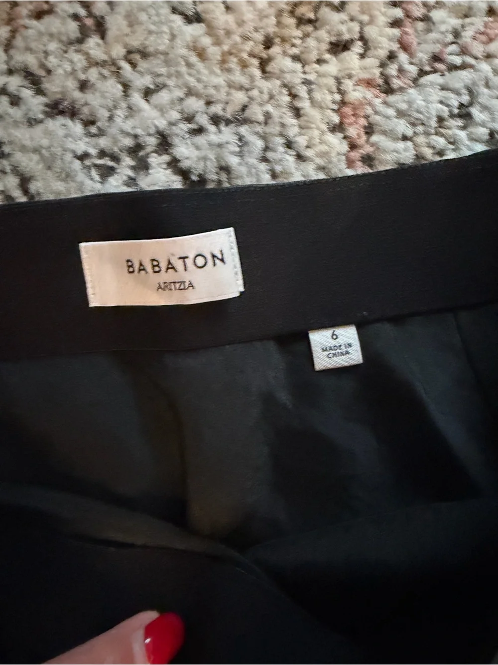 Aritzia Black Shiny Satin Maxi Skirt